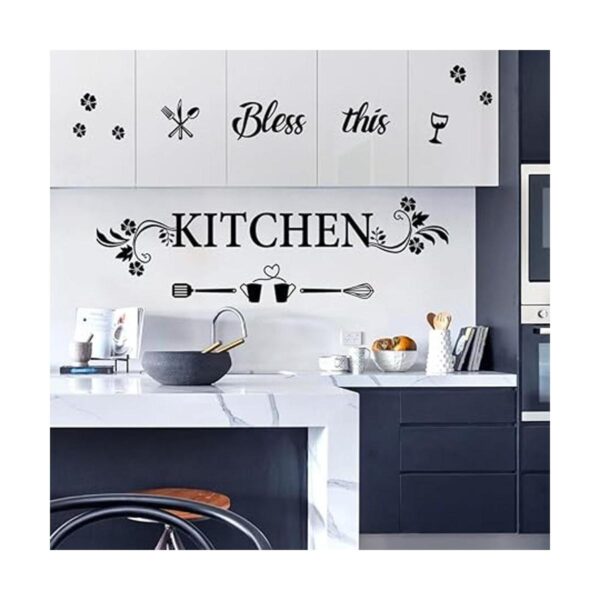 Adhesivo decorativo de pared de cocina citas de cocina