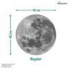 Adhesivo de pared con diseño de luna ideal para crear una_3