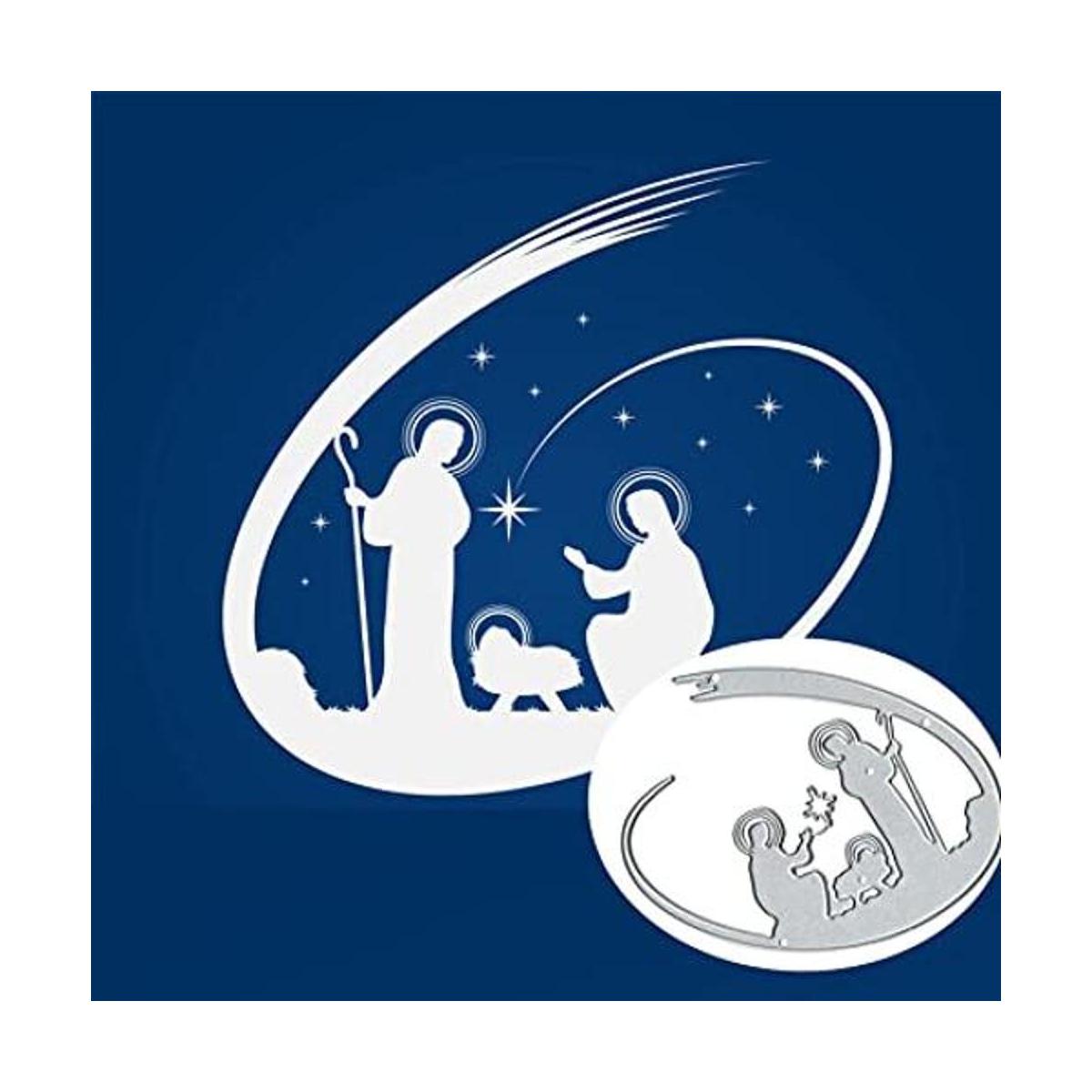 Adies Merry Christmas Families Troqueles de metal para