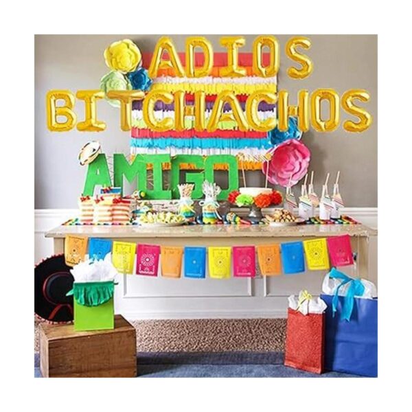 Adios Bitchachos Globos dorados que se van a la fiesta_2
