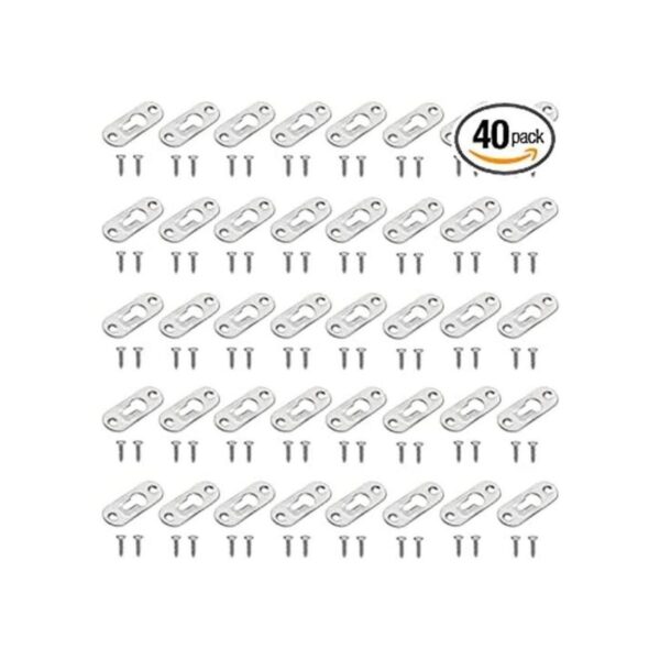 Adiyer Paquete de 40 ganchos individuales de 1.693 in x