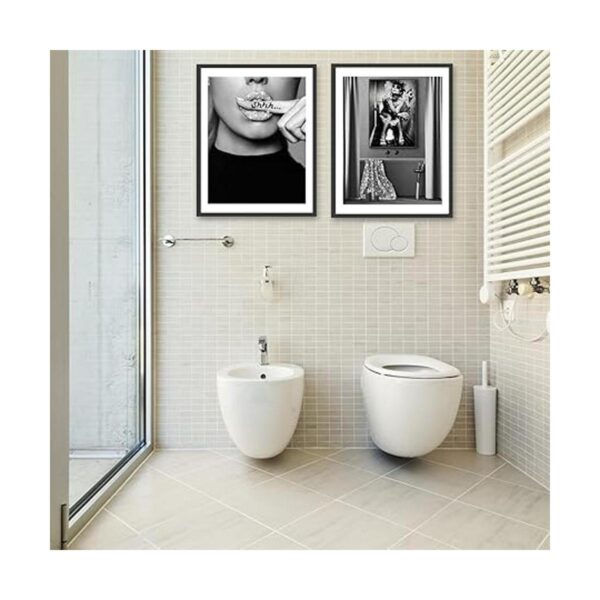 Admmixoo Divertida decoración de baño impresiones