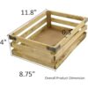 Admired By Nature ABN5E016NTRL Caja de madera natural con_4