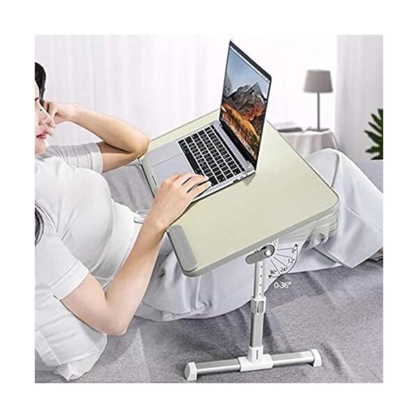 Adjustable Laptop Tray Table Lap Desk Fits 17Inch Laptop_3