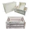 Admired By Nature Juego de 3 cajas de madera decorativas_3