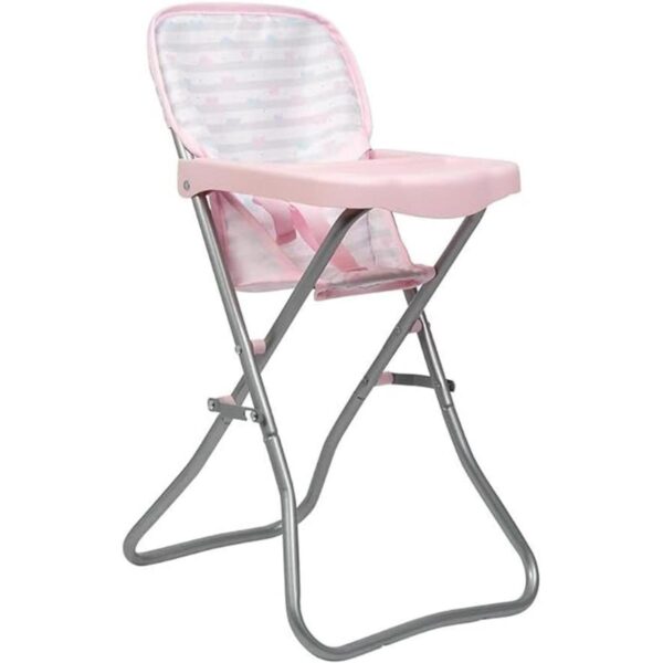 Adora Accesorios para muñecas de bebé silla alta rosa_1