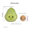 Adora Peluche de fruta de aguacate Fresh Plush AVO_4