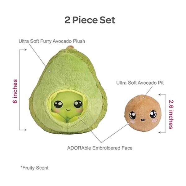 Adora Peluche de fruta de aguacate Fresh Plush AVO_4
