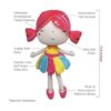 Adora Softies Blossom 11.5 Muñeca de peluche lavable_4