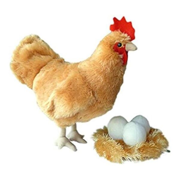 Adore Juguete de peluche de 12 pulgadas con huevos y nido_1
