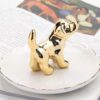 Adorable soporte de anillos de porcelana de lujo bandeja