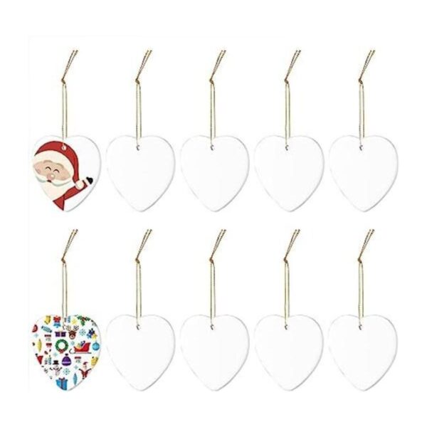 Adornos de cerámica para decoración de árbol de Navidad