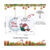 Adornos de cerámica para decoración de árbol de Navidad