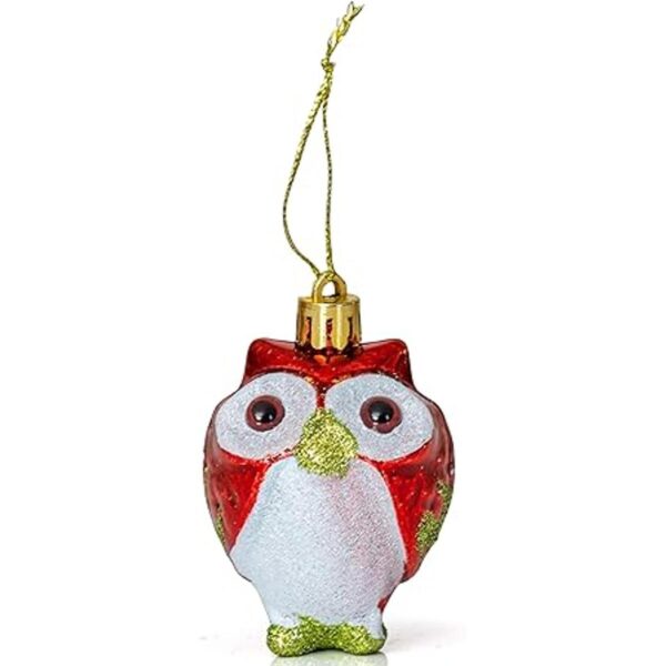 Adornos con purpurina para árbol de Navidad diseño de_2