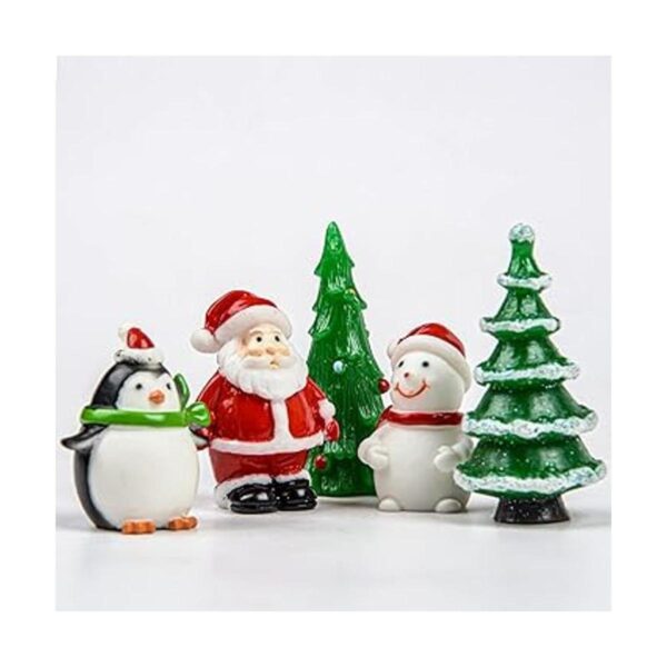 Adornos en miniatura de Navidad 45 piezas de resina para