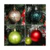 Adornos para árbol de Navidad juego de 40 adornos de bola_5