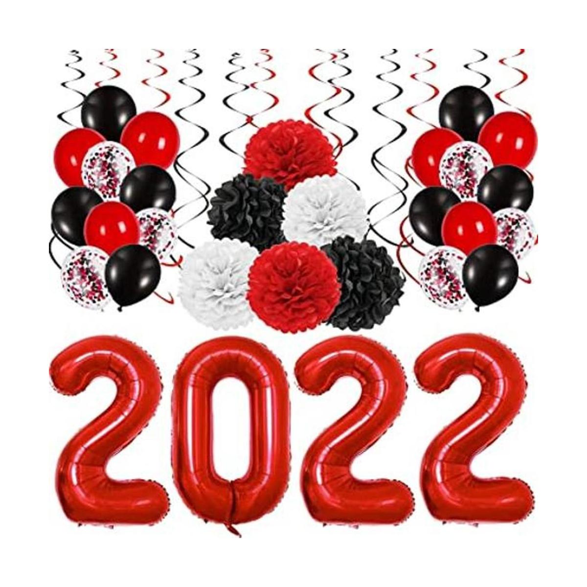 Adurself Kit de decoración de fiesta de graduación 2022