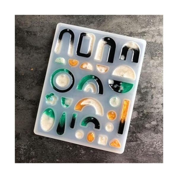 Aemoe Moldes de resina para aretes moldes de fundición de_5