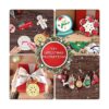 AerWo 60 adornos de Navidad de madera 12 estilos de_6
