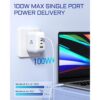 Aergiatech Cargador de pared USB C 100 W 4 puertos_2