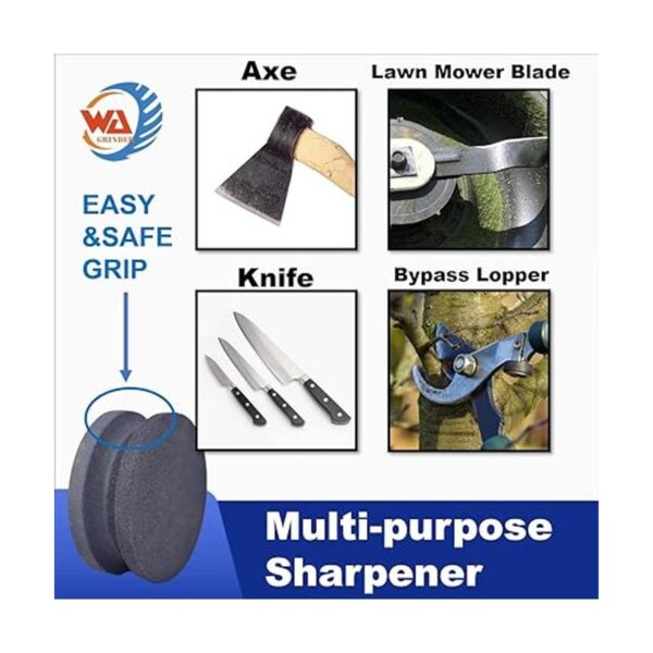 Afilador multipropósito de hachahacha de grano dual de 4