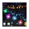 Afirst Cadena de luces multicolor para exteriores de 25_3