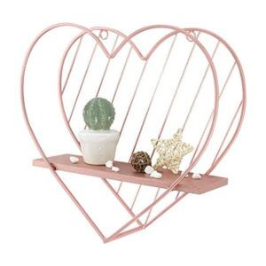 Afuly Estantes flotantes de oro rosa pequeño estante_1