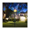 Afirst Lámparas solares decorativas con poste para el_2