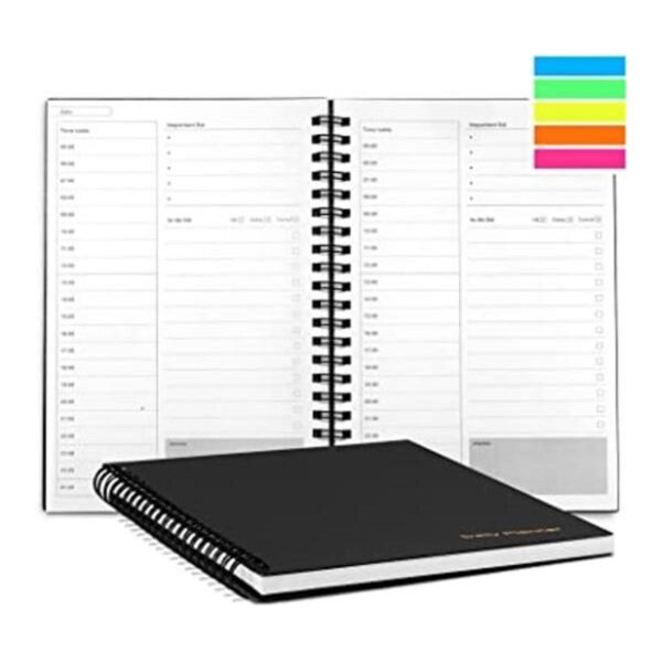 Agenda diaria sin fechas por hora 150 paginas cuaderno de_1