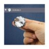 Agidea 30 botones para tapicería de 1.181 in con cristales