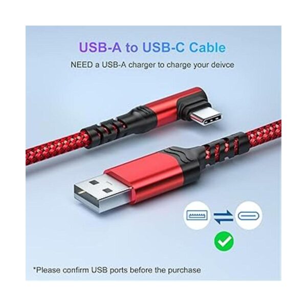 Agtray Cable USB tipo C corto paquete de 3 unidades 3_2