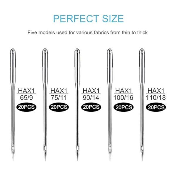 Agujas para máquina de coser 100 agujas universales para