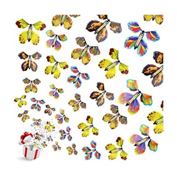 AhlsenL 20 juguetes de mariposa voladora caja sorpresa de_1