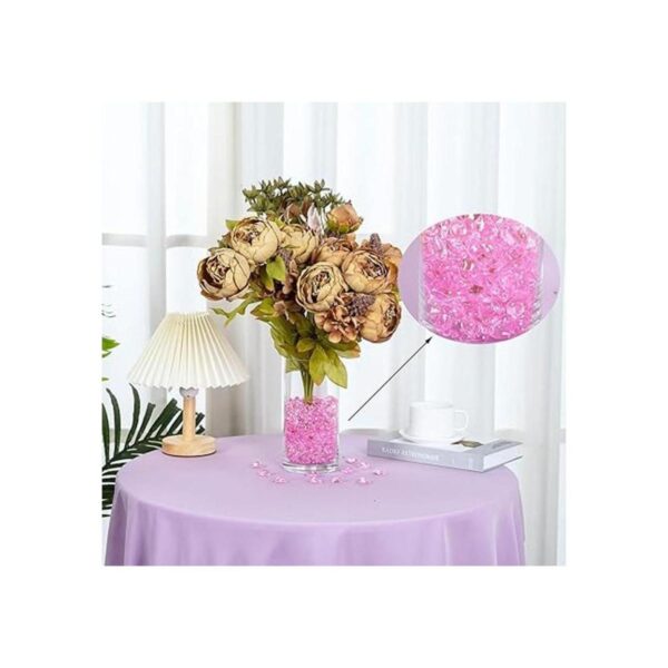 AiFanS Gema de corazón de acrílico rosa mármol de_4
