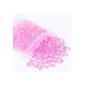 AiFanS Gema de corazón de acrílico rosa mármol de_1