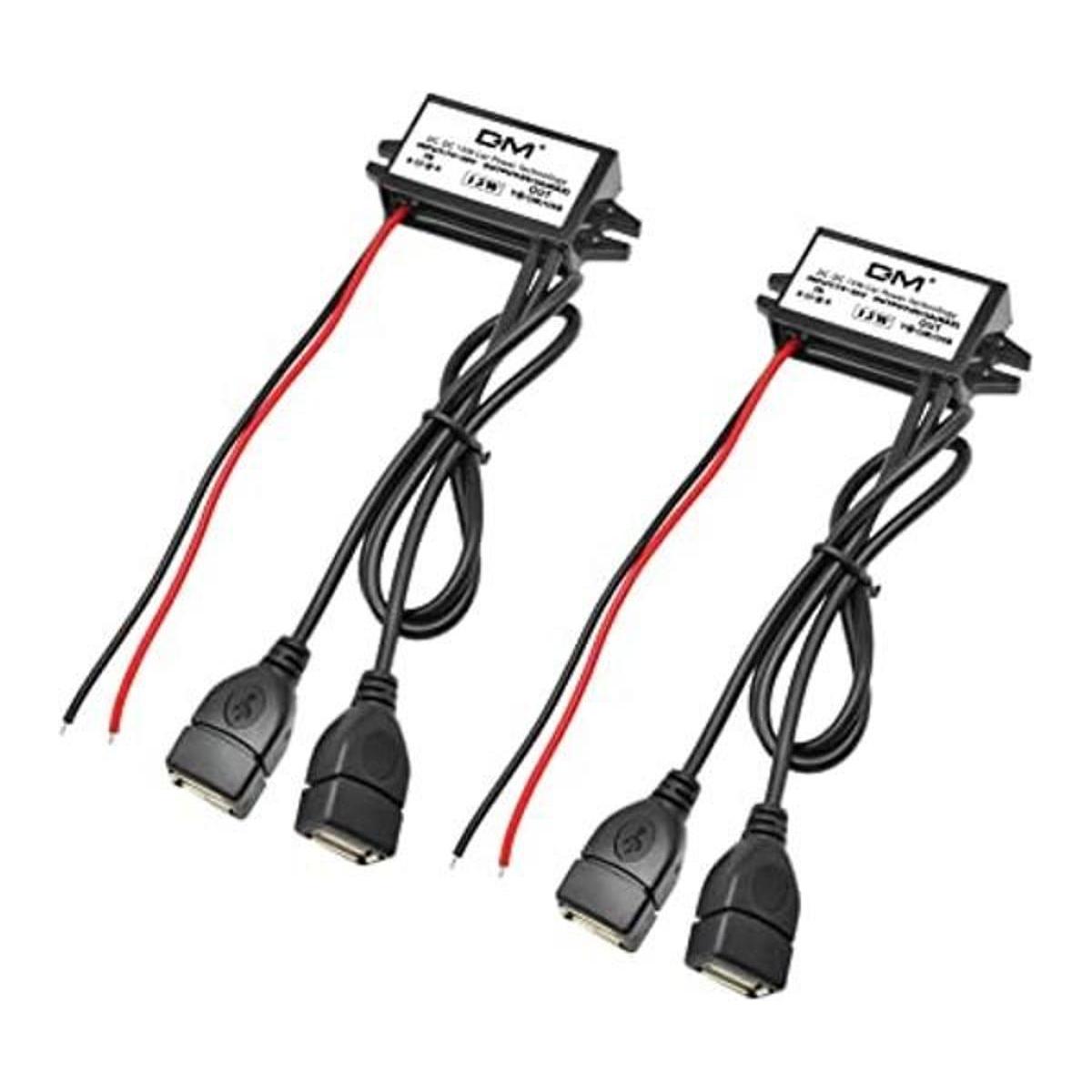 Aideepen Adaptador de 12 V a USB adaptador de 12 V a USB
