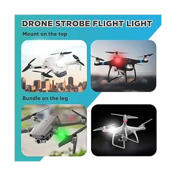 Aiffoto Luz estroboscópica de drones compatible con drones_4