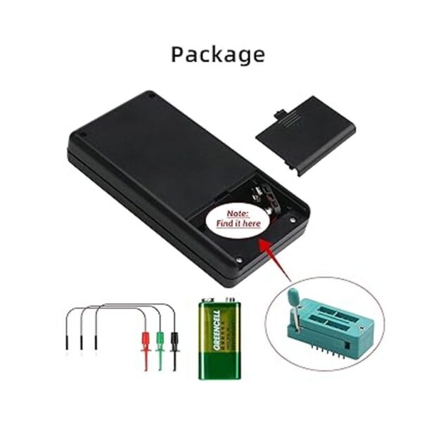 Aideepen Probador de transistores Atmega328 Mosfet_2