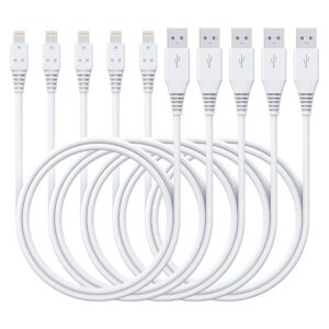 Ailawuu Paquete de 5 cables cargadores para iPhone cable_1
