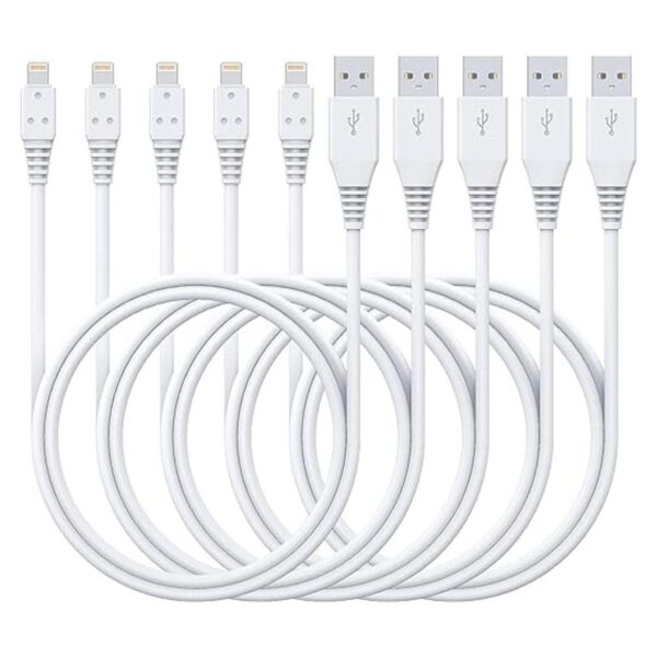Ailawuu Paquete de 5 cables cargadores para iPhone cable_1