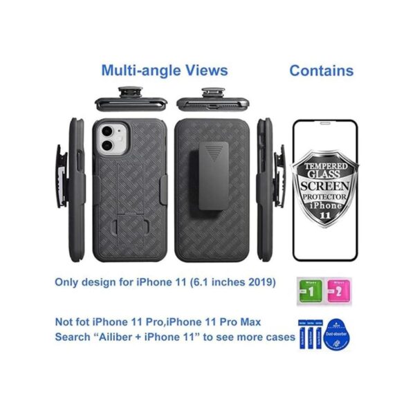 Ailiber Compatible con iPhone 11 con protector de_2