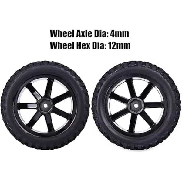 Aimrock Ruedas y neumáticos de buggy RC prepegados de 110_4