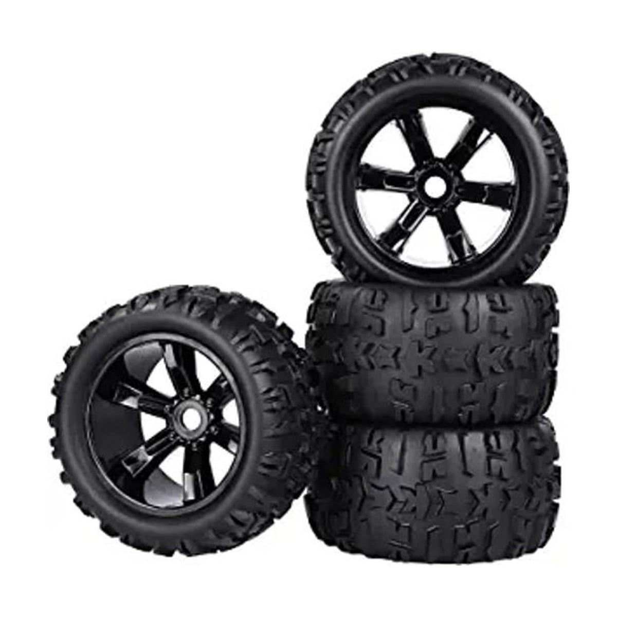 Aimrock Ruedas y neumáticos hexagonales de 0.669 in RC