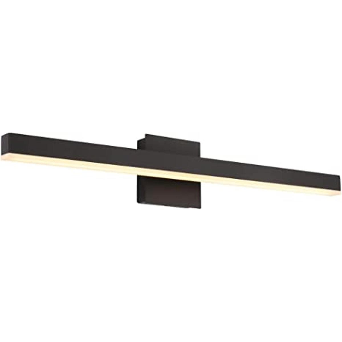 Aipsun Lámpara LED para baño moderna color negro