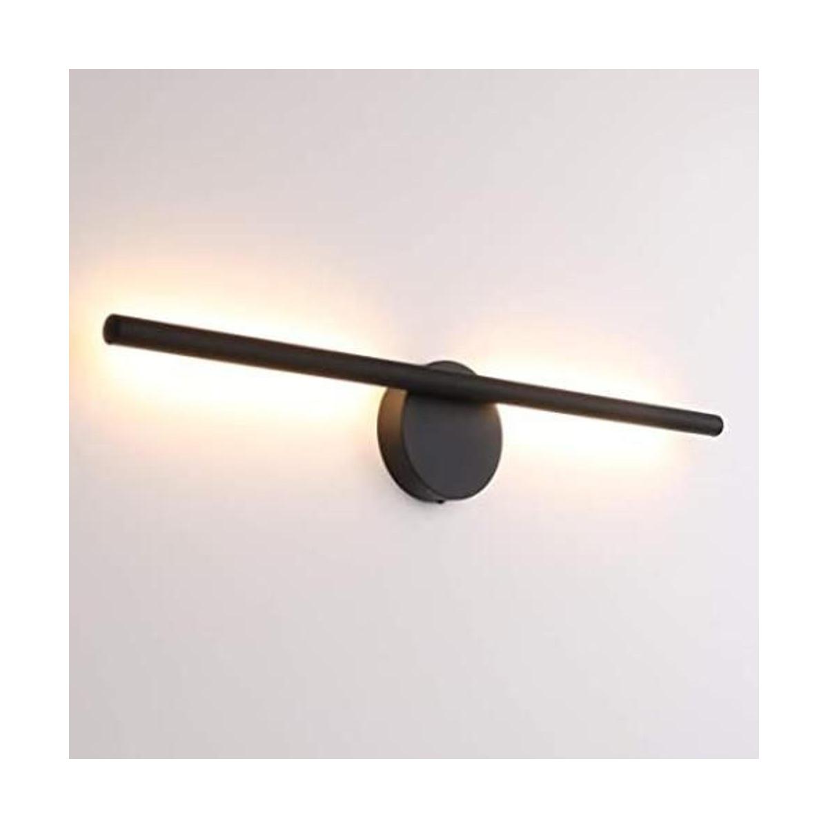 Aipsun Aplique de pared negro moderno de 28 pulgadas