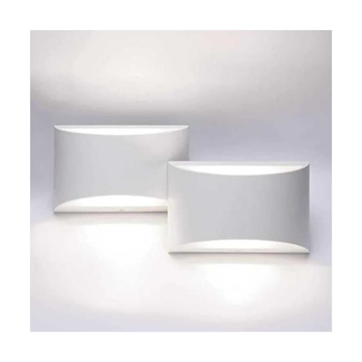 Aipsun Juego de 2 luces LED modernas de aluminio para