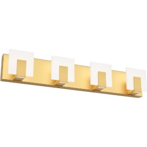 Aipsun Luces de tocador doradas para baño modernas luces