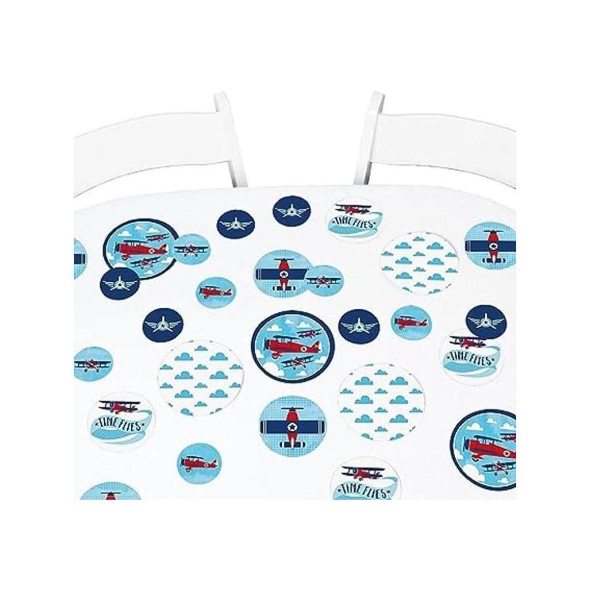 Airplane Juego de mesa de fiesta Confeti 27 Count