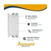 Airmont Products AP12061 placa de seguridad para clavos