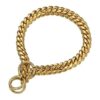 Aiyidi Collar de cadena fuerte chapado en oro de 18_1
